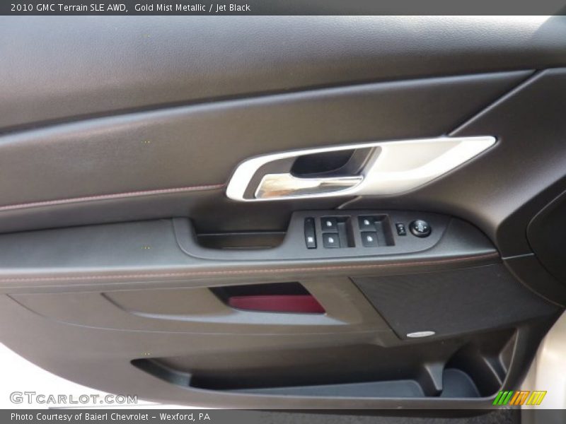 Gold Mist Metallic / Jet Black 2010 GMC Terrain SLE AWD