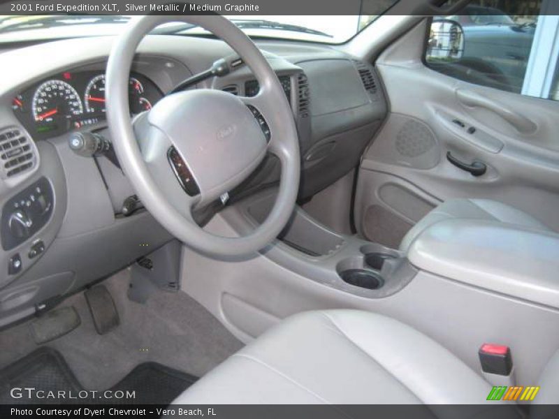 Silver Metallic / Medium Graphite 2001 Ford Expedition XLT
