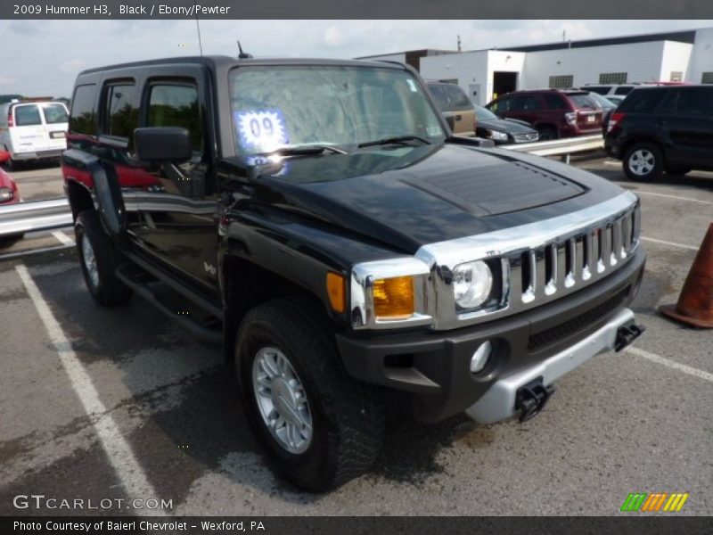 Black / Ebony/Pewter 2009 Hummer H3