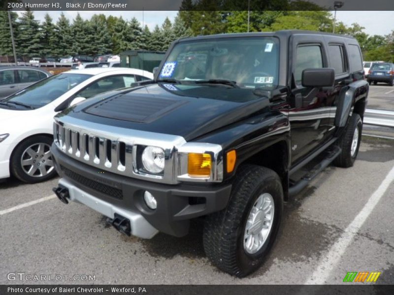 Black / Ebony/Pewter 2009 Hummer H3