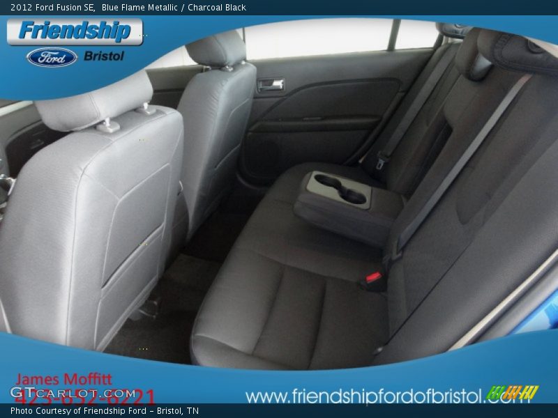Blue Flame Metallic / Charcoal Black 2012 Ford Fusion SE