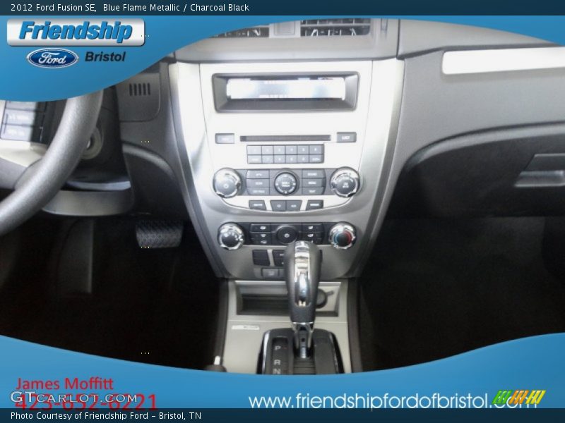 Blue Flame Metallic / Charcoal Black 2012 Ford Fusion SE