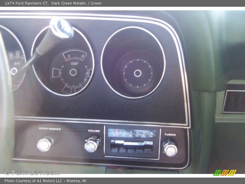 Controls of 1974 Ranchero GT