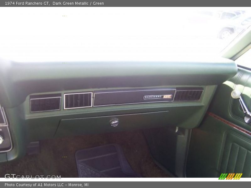 Dashboard of 1974 Ranchero GT