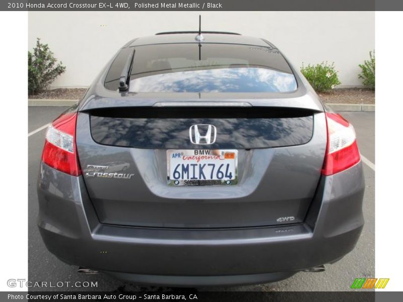 Polished Metal Metallic / Black 2010 Honda Accord Crosstour EX-L 4WD