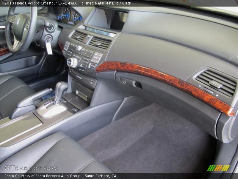 Polished Metal Metallic / Black 2010 Honda Accord Crosstour EX-L 4WD
