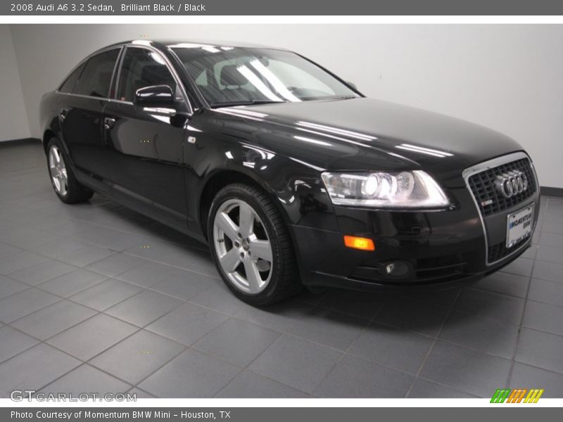 Brilliant Black / Black 2008 Audi A6 3.2 Sedan