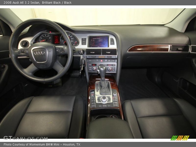 Brilliant Black / Black 2008 Audi A6 3.2 Sedan