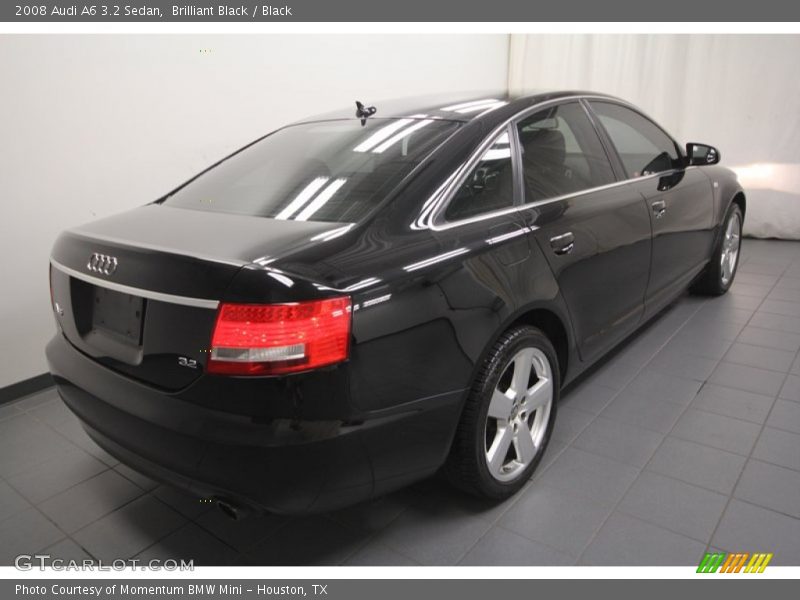 Brilliant Black / Black 2008 Audi A6 3.2 Sedan