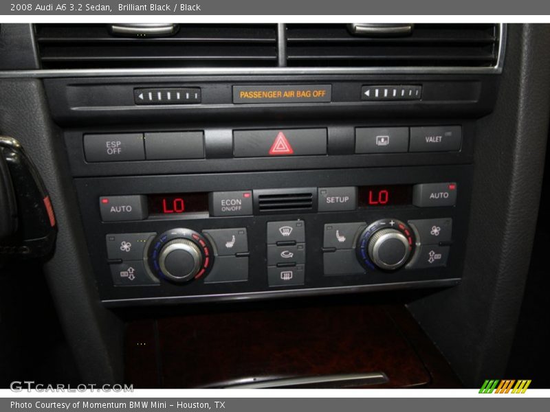 Brilliant Black / Black 2008 Audi A6 3.2 Sedan