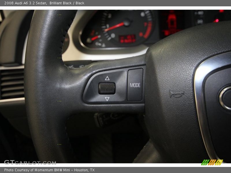 Brilliant Black / Black 2008 Audi A6 3.2 Sedan