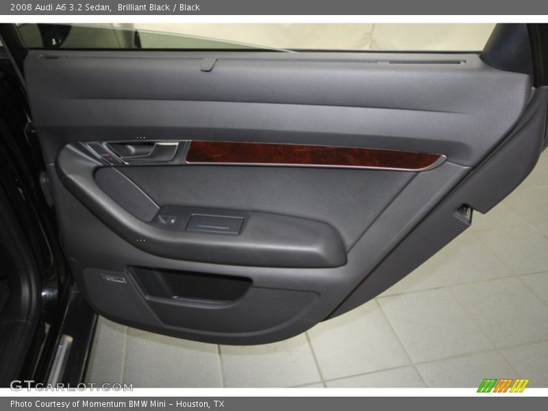 Brilliant Black / Black 2008 Audi A6 3.2 Sedan
