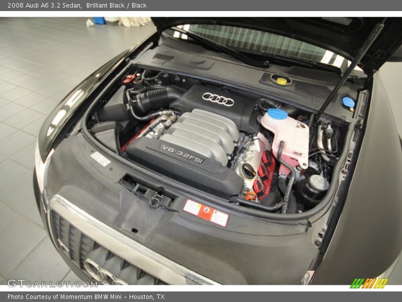 Brilliant Black / Black 2008 Audi A6 3.2 Sedan