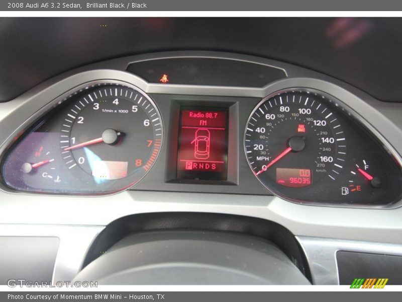 Brilliant Black / Black 2008 Audi A6 3.2 Sedan