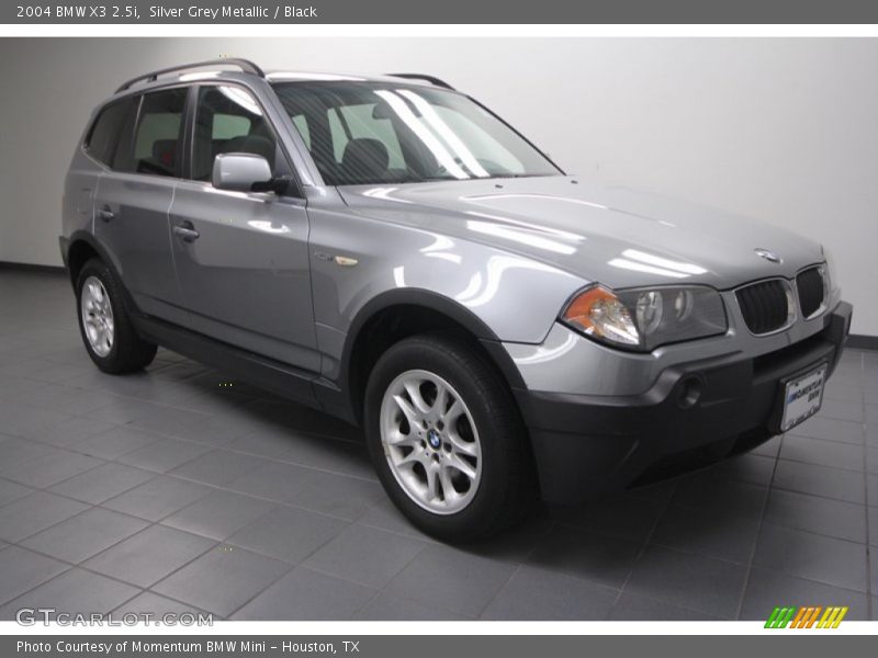 Silver Grey Metallic / Black 2004 BMW X3 2.5i