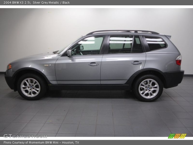 Silver Grey Metallic / Black 2004 BMW X3 2.5i