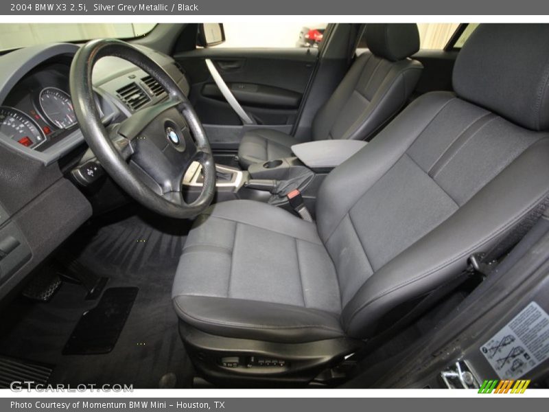 Silver Grey Metallic / Black 2004 BMW X3 2.5i