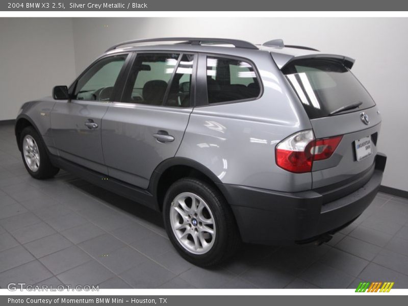 Silver Grey Metallic / Black 2004 BMW X3 2.5i