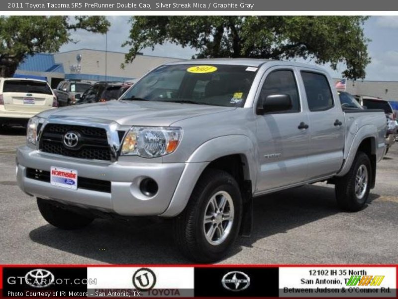 Silver Streak Mica / Graphite Gray 2011 Toyota Tacoma SR5 PreRunner Double Cab