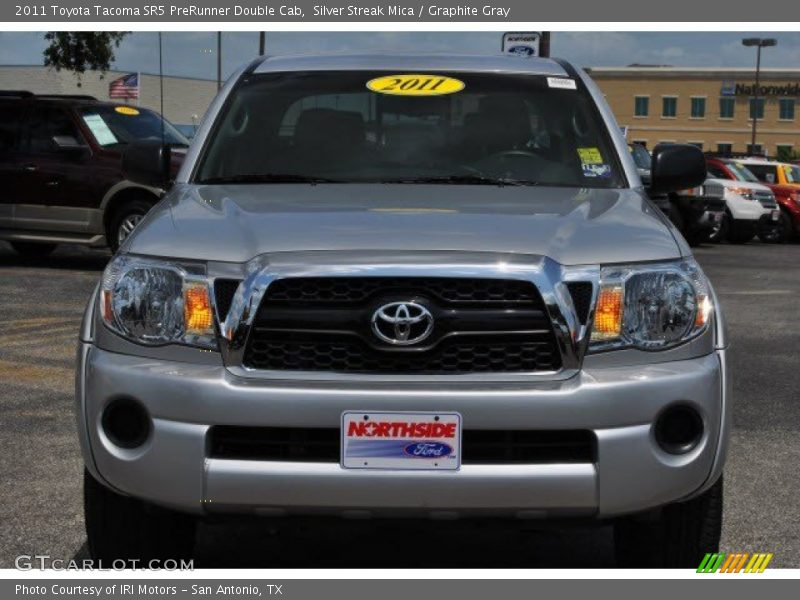 Silver Streak Mica / Graphite Gray 2011 Toyota Tacoma SR5 PreRunner Double Cab