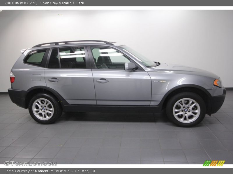 Silver Grey Metallic / Black 2004 BMW X3 2.5i