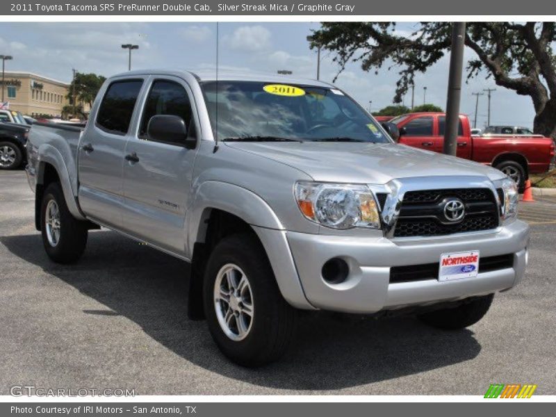 Silver Streak Mica / Graphite Gray 2011 Toyota Tacoma SR5 PreRunner Double Cab