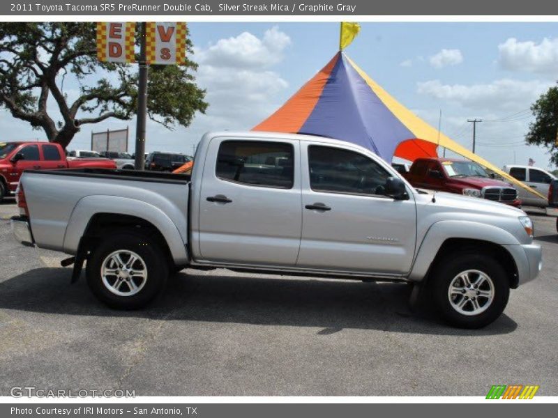 Silver Streak Mica / Graphite Gray 2011 Toyota Tacoma SR5 PreRunner Double Cab