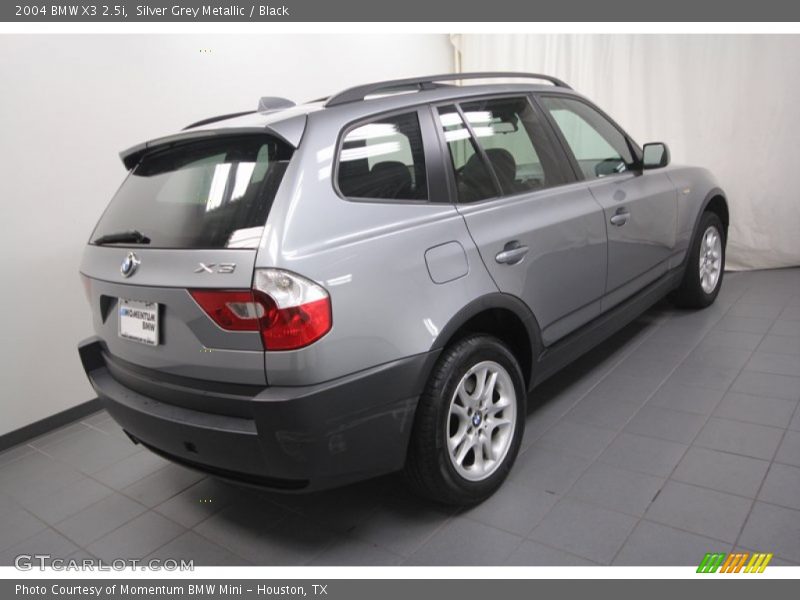 Silver Grey Metallic / Black 2004 BMW X3 2.5i