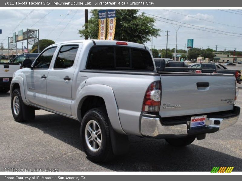 Silver Streak Mica / Graphite Gray 2011 Toyota Tacoma SR5 PreRunner Double Cab