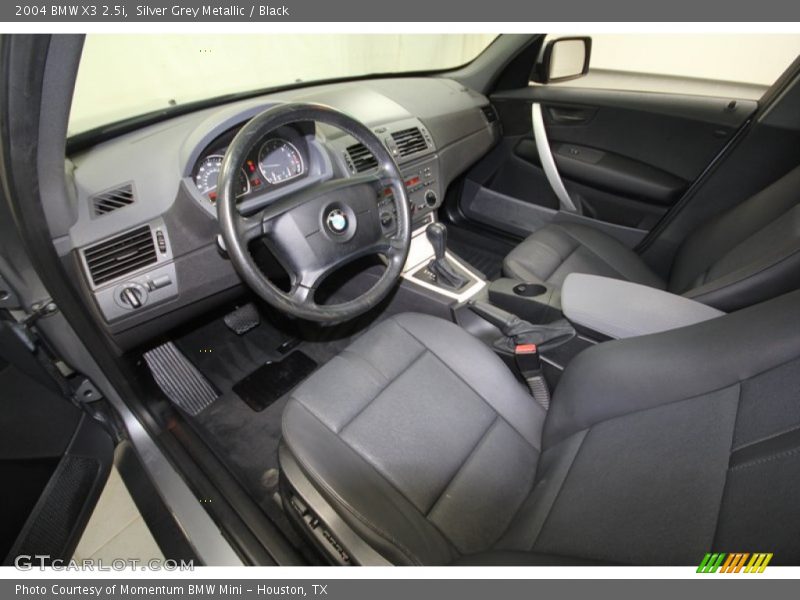 Silver Grey Metallic / Black 2004 BMW X3 2.5i