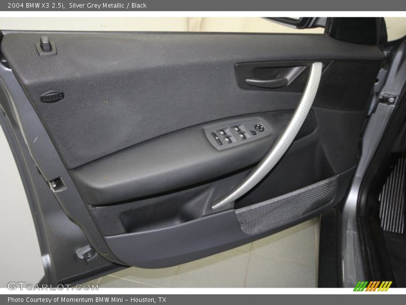 Silver Grey Metallic / Black 2004 BMW X3 2.5i