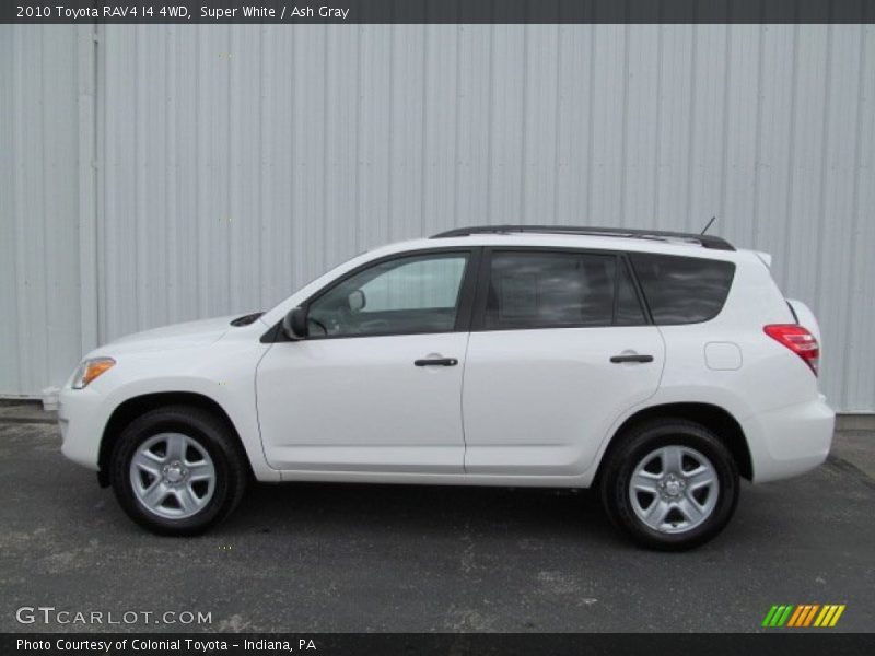 Super White / Ash Gray 2010 Toyota RAV4 I4 4WD