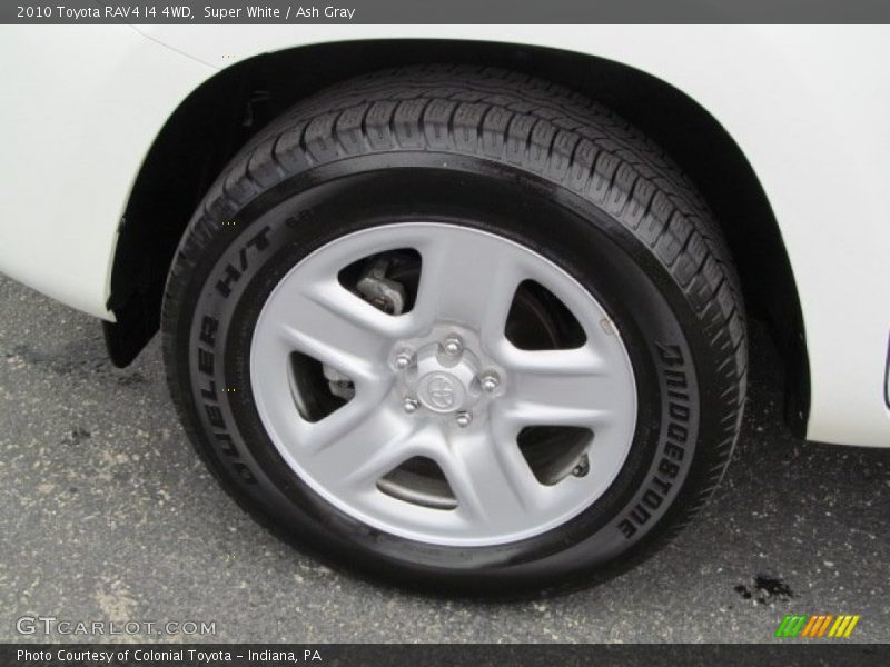 Super White / Ash Gray 2010 Toyota RAV4 I4 4WD