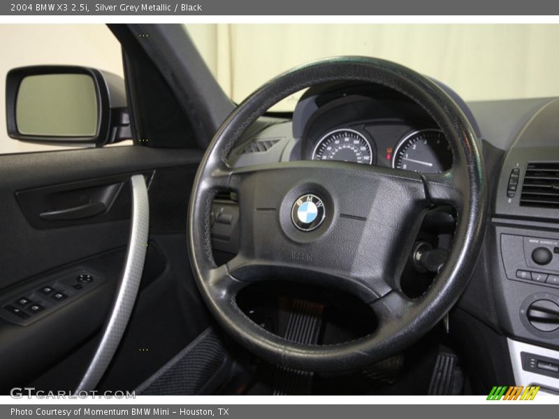 Silver Grey Metallic / Black 2004 BMW X3 2.5i