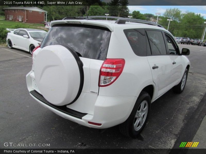 Super White / Ash Gray 2010 Toyota RAV4 I4 4WD
