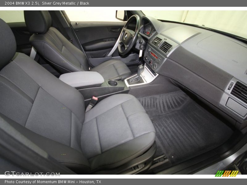 Silver Grey Metallic / Black 2004 BMW X3 2.5i