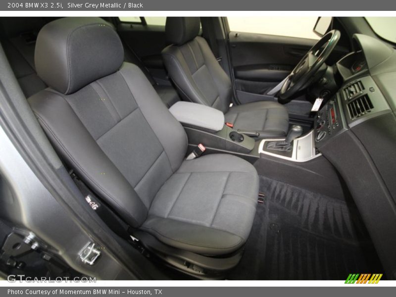 Silver Grey Metallic / Black 2004 BMW X3 2.5i