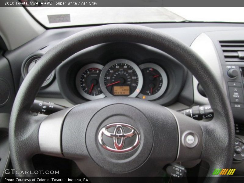 Super White / Ash Gray 2010 Toyota RAV4 I4 4WD