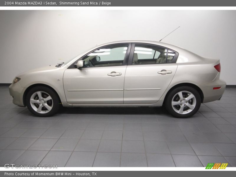 Shimmering Sand Mica / Beige 2004 Mazda MAZDA3 i Sedan