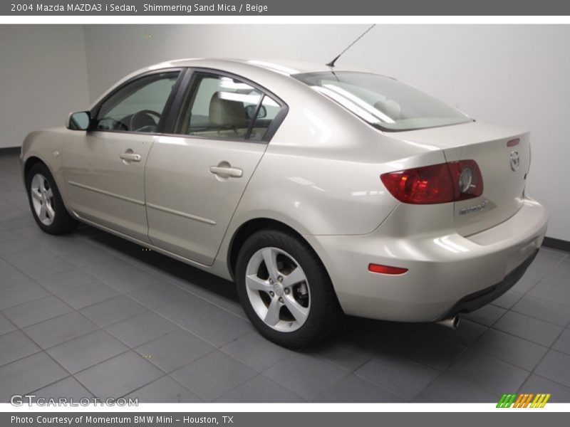 Shimmering Sand Mica / Beige 2004 Mazda MAZDA3 i Sedan