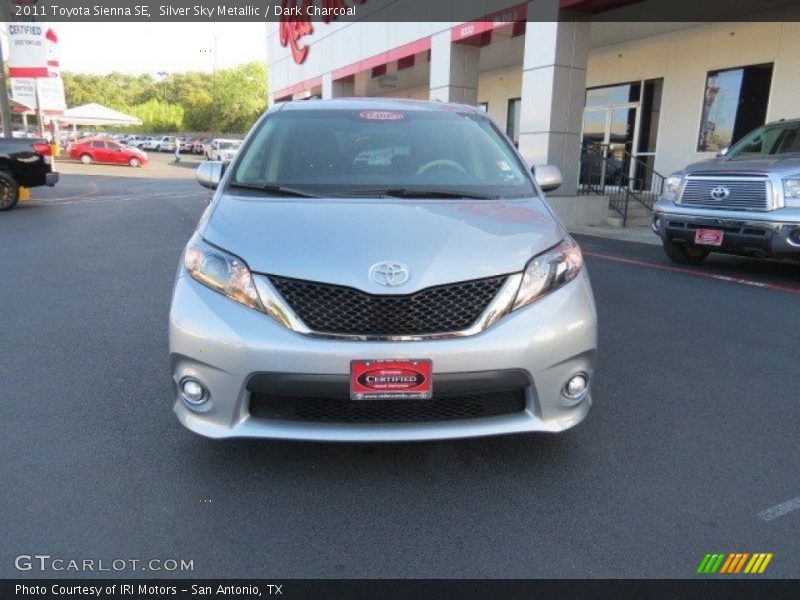Silver Sky Metallic / Dark Charcoal 2011 Toyota Sienna SE