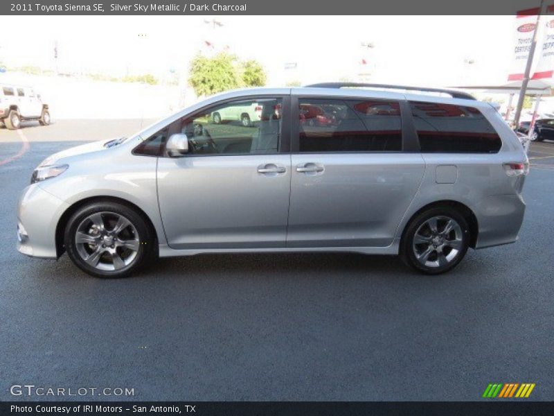 Silver Sky Metallic / Dark Charcoal 2011 Toyota Sienna SE