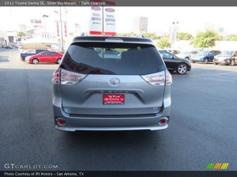 Silver Sky Metallic / Dark Charcoal 2011 Toyota Sienna SE