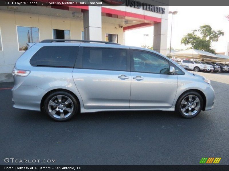 Silver Sky Metallic / Dark Charcoal 2011 Toyota Sienna SE
