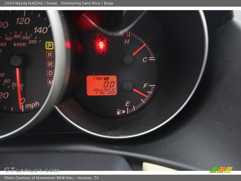 Shimmering Sand Mica / Beige 2004 Mazda MAZDA3 i Sedan