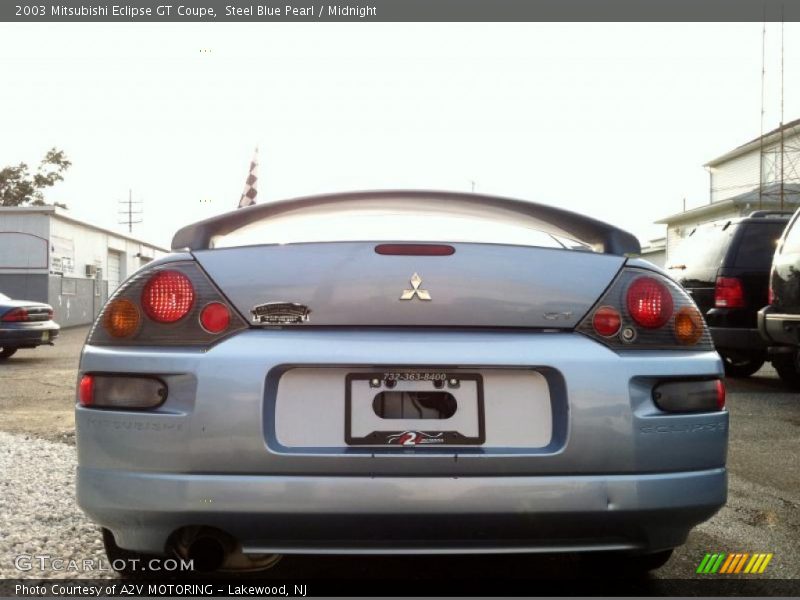 Steel Blue Pearl / Midnight 2003 Mitsubishi Eclipse GT Coupe