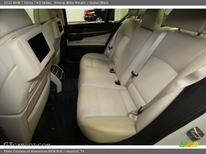 Mineral White Metallic / Oyster/Black 2012 BMW 7 Series 740i Sedan