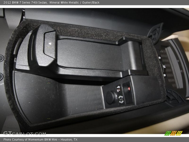 Mineral White Metallic / Oyster/Black 2012 BMW 7 Series 740i Sedan