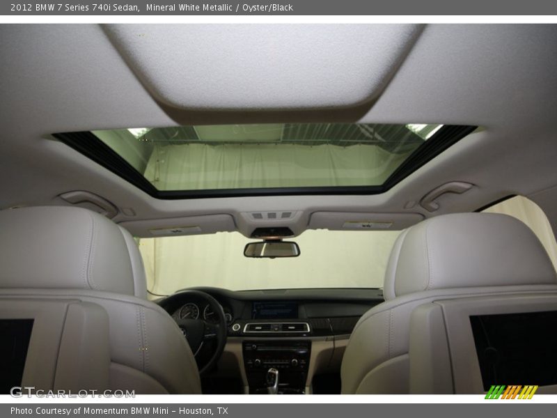 Mineral White Metallic / Oyster/Black 2012 BMW 7 Series 740i Sedan