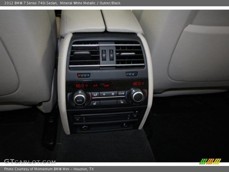 Mineral White Metallic / Oyster/Black 2012 BMW 7 Series 740i Sedan